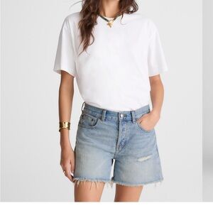 NWT Madewell The Brynn Long Short Hallstead Wash